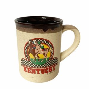 MC Art Co. "Kentucky" Coffe Mug Horse Racing